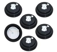 OIHCAZ Lot de 6 rondelles de rechange pour siamp - Rondelles de robinet à boisseau sphérique en caoutchouc pour valves de réservoir de style ancien - Rondelles de diaphragme de valve flottante