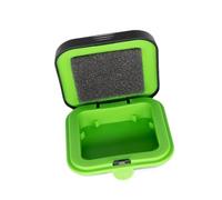 OIIBWQ Étui pour Appareil Auditif, Boîte de Rangement pour Appareil Auditif, Mini Boîte de Rangement Portable et Résistante Aux Chutes pour Amplificateur de, Noir Vert