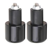 Oiieco Bouchon d'extrémité de guidon de moto de 22 mm, noir universel, prise d'équilibre, anti-vibrations pour motos, accessoires de modification de véhicule tout-terrain