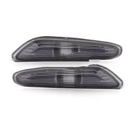 OIJJSNX Clignotant Rétroviseur Côté Pour BMW 3 5 Pour X3 Série E46 E60 E61 E83 2000 2001 2002 2003 2004 2005 2 Pièces Clignotants Fumés Feux Position Latéraux Lampe