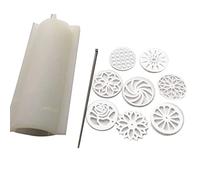 Oikabio 1 ARYLIQUE Tirer Travers de la Formeuse de Savon Kaléidoscope Moule de Savon en Silicone Tube 1000Ml