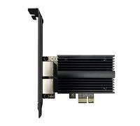 Oikabio 1 carte réseau filaire 2,5 G double port Ethernet carte réseau de carte réseau sans lecteur