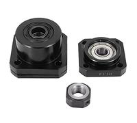 Oikabio 1 pièce FK10 côté fixe + 1 pièce FF10 côté flottant pour SFU1204 CNC pièces circulaires broche 1204 Fk / Ff10 End StüTze