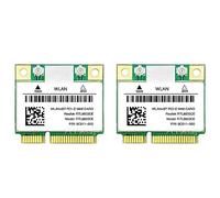 Oikabio 2X RTL8822CE 1200Mbps 2.4G/5Ghz 802.11AC WiFi Carte Réseau Mini PCIe Bluetooth 5.0 Prise en Charge Ordinateur Portable/PC Windows 10/11