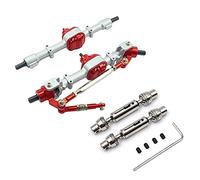 Oikabio Axe avant et essieu en métal avec arbre d'entraînement pour MN D90 D91 D96 D99S MN-90 MN99S 1/12 RC Upgrade pièces, 2