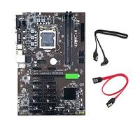 Oikabio B250 BTC Carte mère avec 2 câbles LGA 1151 DDR4 12 emplacements pour carte graphique SATA3.0 USB3.0 pour mineur BTC