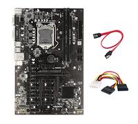 Oikabio B250 BTC Carte mère avec câble 4 broches vers + câble 12 emplacements pour carte graphique LGA 1151 DDR4 USB3.0 pour BTC Miner