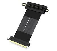 Oikabio Câble D'Extension de Carte Graphique PCI-E 4.0 16X Câble de Carte Graphique à 90 DegréS Câble Adaptateur de Carte Graphique PCIE X16