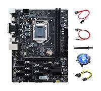 Oikabio Carte MèRe B250 ETH Miner 12XPCIE + Câble SATA 15Pin à 6Pin + Ventilateur + Câble SATA + Câble de Commutation + Graisse Thermique B250 AI