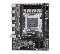 Oikabio Carte MèRe D'Ordinateur X79B LGA 2011 Double Canal DDR3 Emplacement MéMoire M.2 PCI-E 16X SATA2.0 USB3.0 Carte MèRe de de Bureau