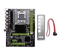 Oikabio Carte MèRe X58 Prise en Charge LGA1366 DDR3 ECC Serveur MéMoire RAM Prise en Charge XEON X5650 X5670 Series Prise en Charge CPU Carte Graphique