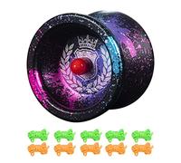 Oikabio Couronne professionnelle Yo-Yo Anti-port Résistance Fantaisie Alliage Yoyo Ball Jouet classique Cadeau pour les enfants, 1