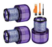 Oikabio Filtres de rechange pour aspirateur V11 V15 SV14 Filtre lavable + brosse de nettoyage