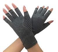 Oikabio Gants de compression pour rhumatismes, arthrose, gants chauffants pour la frappe d'ordinateur, soulagement de la douleur dans les articulations arthritiques, hommes, femmes (1 paire)