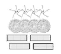 Oikabio Kit de filtre HEPA de rechange pour aspirateur W10/W10 Pro avec brosse latérale, serpillère, chiffon