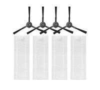 Oikabio Kits de pièces de rechange Brosse latérale Filtre pour aspirateur robotique Qihoo 360 S10 X100 MAX