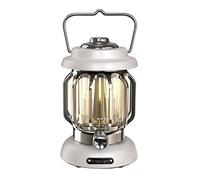 Oikabio Lampe de camping d'extérieur LED rétro portable lampe de pratique USB lampe de chevet atmosphère