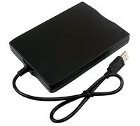 Oikabio Lecteur de Disquette Portable USB 1,44 MB 3,5 Pouces 12 Mbps USB Externe Lecteur de Disquette Portable Disquette FDD pour Ordinateur Portable