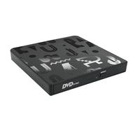 Oikabio Lecteur DVD optique externe universel multifonction pour ordinateur portable - Graveur CD USB 3.0 - Lecteur optique externe et facile à utiliser - Noir