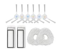 Oikabio Lot de 10 accessoires pour robot de balayage T10, brosse latérale, filtre, serpillère