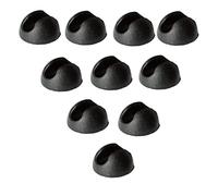 Oikabio Lot de 10 pieds de protection en métal pour pieds de table en épingle à cheveux de 10 à 12 mm