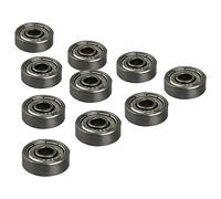 Oikabio Lot de 10 roulements à billes rainurés 625ZZ - 16 mm x 5 mm x 5 mm