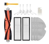 Oikabio Lot de 12 brosses latérales pour aspirateur robot F9, brosse latérale, filtre HEPA, serpillère, accessoires