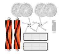 Oikabio Lot de 15 brosses latérales pour aspirateur robot W10