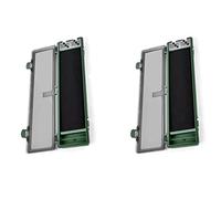 Oikabio Lot de 2 Boîtes de Rangement pour Pêche à la Carpe avec Hameçon et Planche de Bas de Ligne avec Épingles