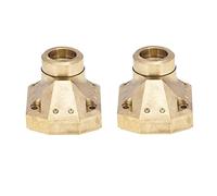 Oikabio Lot de 2 couvercles de différentiel pour essieu avant en laiton pour essieu avant 1/10 RC Crawler axial Capra Utb Upgrade Pièces Accessoires
