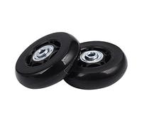 Oikabio Lot de 2 roues de rechange pour valise en caoutchouc Deluxe 64 mm