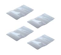 Oikabio Lot de 200 porte-badges verticaux en plastique transparent