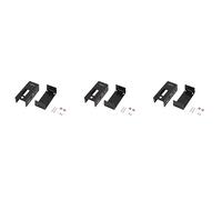 Oikabio Lot de 3 boîtiers en alliage d'aluminium pour Hotspot Extension Rainsun Board Radio Station Wifi Voice Modem W Noir