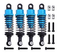 Oikabio Lot de 4 amortisseurs assemblés A949-55 pour 1/18 A959 RC A969 A979 K929 - Bleu
