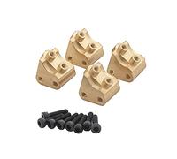 Oikabio Lot de 4 supports de choc inférieur avant et arrière en laiton pour voiture à chenilles SCX10 II 90046 90047 1/10 RC