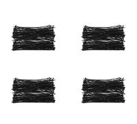 Oikabio Lot de 400 serre-câbles électriques en nylon Noir 150 x 1,8 mm