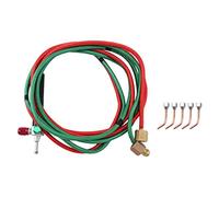 Oikabio Mini chalumeau à gaz avec 5 pointes de soudure, flexible, pulvérisé, pour petits instruments, outils, jouets, réparation de composants et bijoux
