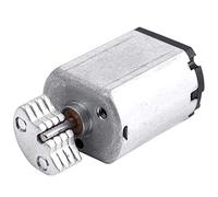 Oikabio Moteur vibrant DC1,5 V-9 V 0,08 A 3200 tr/min - 18 x 15 x 12 mm - Argenté