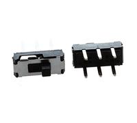 Oikabio Oikabio (R) 20 PC On/Off/On DPDT 2P2T 6 Pin Vertical DIP Commutateur coulissant 9 x 4 x 3,5 mm