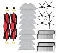 Oikabio Pour S5 S5Max S6 S6 MaxV S6 Pure E4 E5 Robot Aspirateur Pièces De Rechange Main Side Brush Hepa Filtre Mop