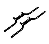 Oikabio Supports latéraux en métal pour MN D90 D91 D96 D99 MN90 NM99S 1/12 RC Upgrade Pièces Accessoires