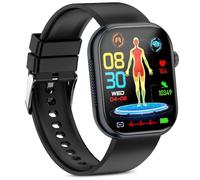 OIKKEI Nouvelle Smartwatch Homme Femme avec ECG/HRV/BMI, Montre de Santé AMOLED 1,9" avec Fonction Téléphone, Appel SOS, Montre Étanche IP68, Compatible Android iOS, Noir