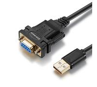 OIKWAN Adaptateur série USB vers RS232, USB Femelle avec Puce FTDI, câble série USB 2.0 vers DB9 Femelle pour Windows 11, 10, 8, 7, Vista, XP, 2000, Linux et Mac OS (1,8 m)