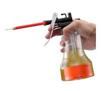 Oil à gicler - 6 pouces Huiler de pompe industrielle pour lubrification lisse, entretien précis avec bec droit, pulvérisateur de lubrification pour outils de garage, corps métallique, utilisation port