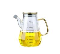 Oil And Vinegar Dispenser, Bouteille distributrice d'huile en verre, vaporisateur for huile d'olive et vinaigre 500 ml/700 ml/900 ml
