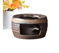 Oil Burner Wax Melt Warmer - Ceramic Vintage Cordless | Heat-Resistant Fragrance Diffuser with Tealight Candle Holder, Aromatherapy Decor for Home Indoor Relaxation & Meditation in Office, Bathroom