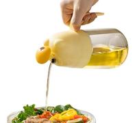 Oil Dispenser For Kitchen | 590ml Cute Bear Design Bottle, Leak Resistant Vinegar And Container, Refillable Cooking Jar Practical Accessory For Salad Frying Seasoning BBQ Grilling Baking Restaurant Us