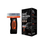 Oil Film Remover for Car Window, Oil Film Remover for Car Windshields and Windows, Automotive Glass Cleaner with Built-in Brush, Improves Visibility & Safe Driving (1PCS)