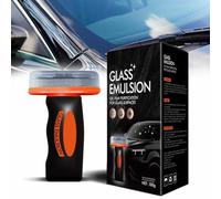 Oil Film Remover for Car Windshields and Windows,Hand-Held Glass Emulsion Cleaner,Glasscleaning Board for Car Windshields,Automotive Oil Film Cleaning Brush,Glass Coating Cleaner(A)