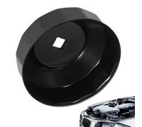 Oil Filter Wrench, Housing Removal Socket Tool, Engine Service Remover for Vehicle, Chrome Vanadium Steel Grip System, Automotive Maintenance Hand Tool, Car Truck Motorcycle Repair Aid 3/8 inches